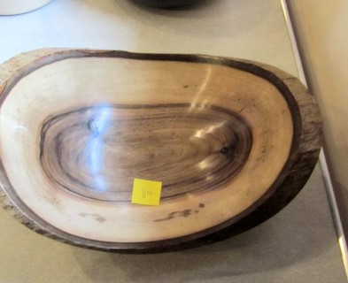 Walnut bowl by Bill Burden